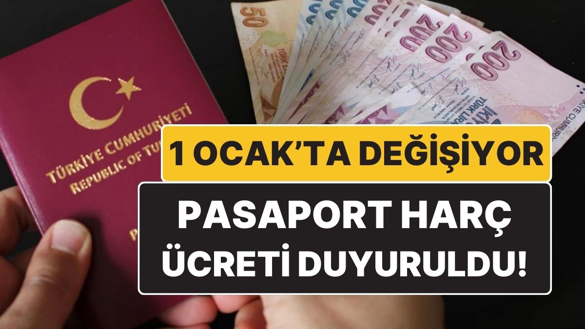 2026 Pasaport Harç ve Defter Bedelleri Belli Oldu: 1 Ocak’ta Değişiyor