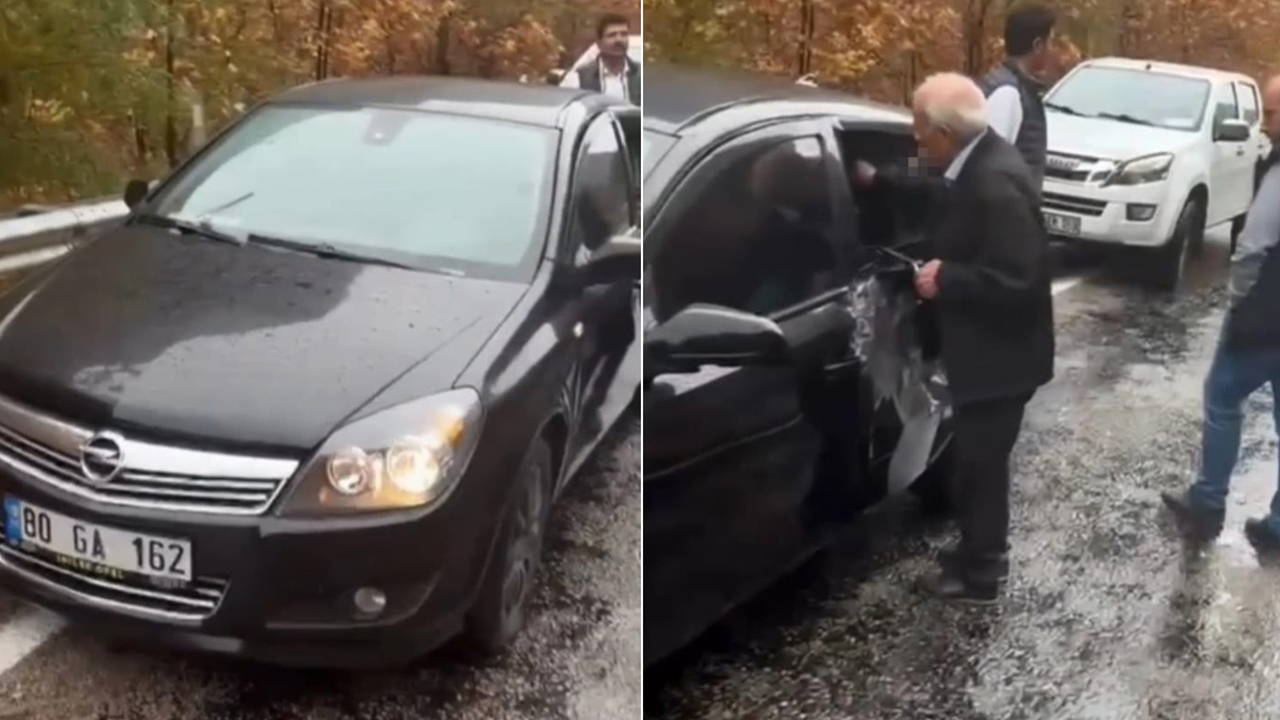 4 öğretmenin hayatını kaybettiği yola yine kaya parçası düştü!