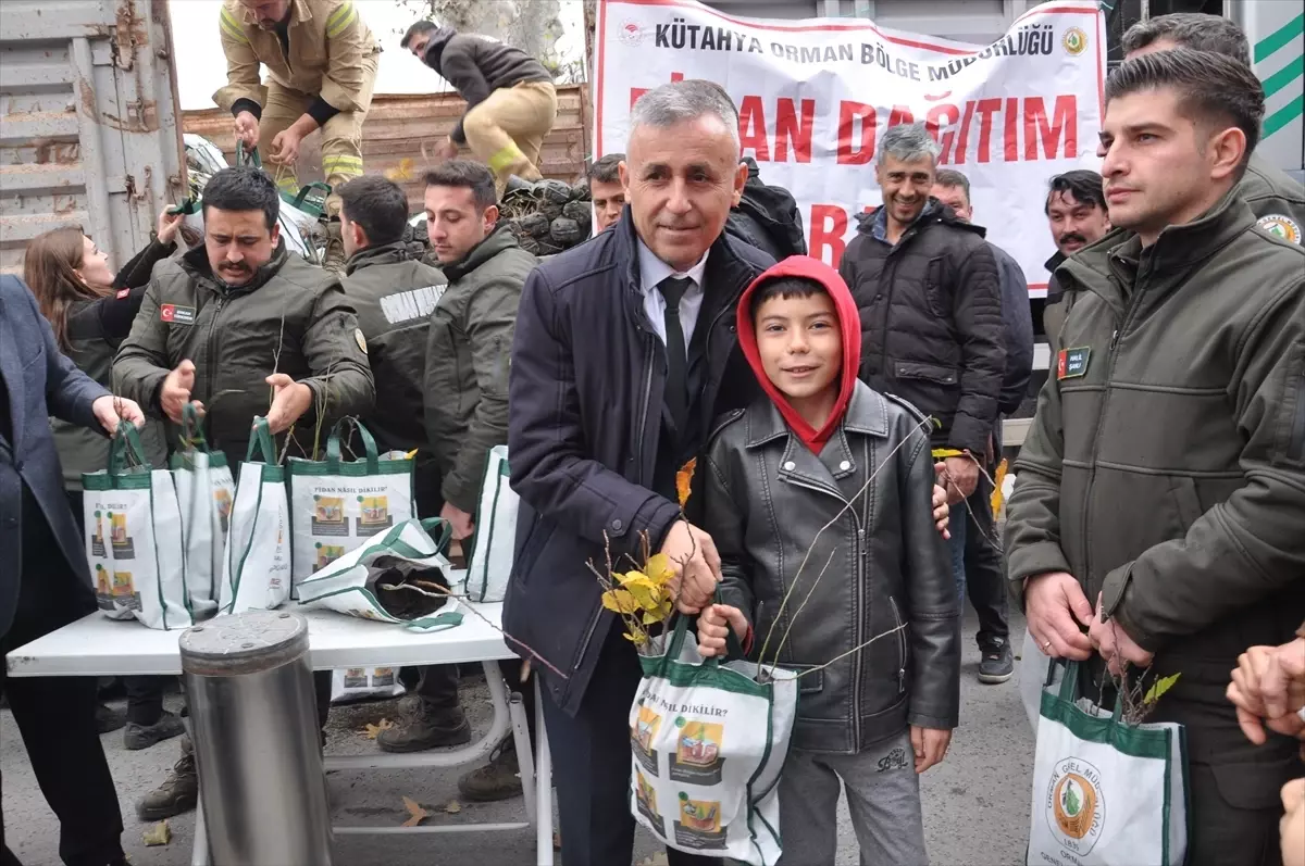 Kütahya’da Fidan Dağıtımı