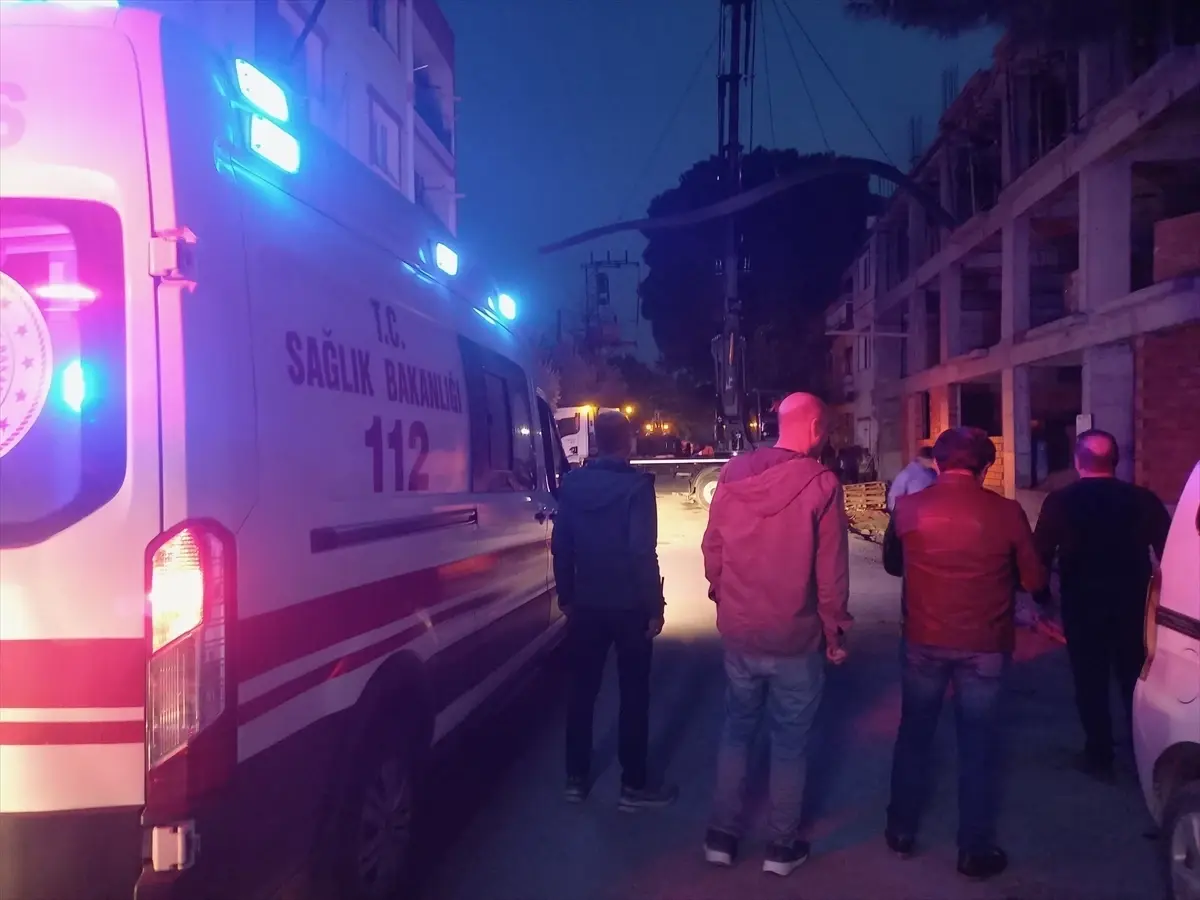 Vinç Operatörü Yüksek Gerilim Hattına Kapıldı