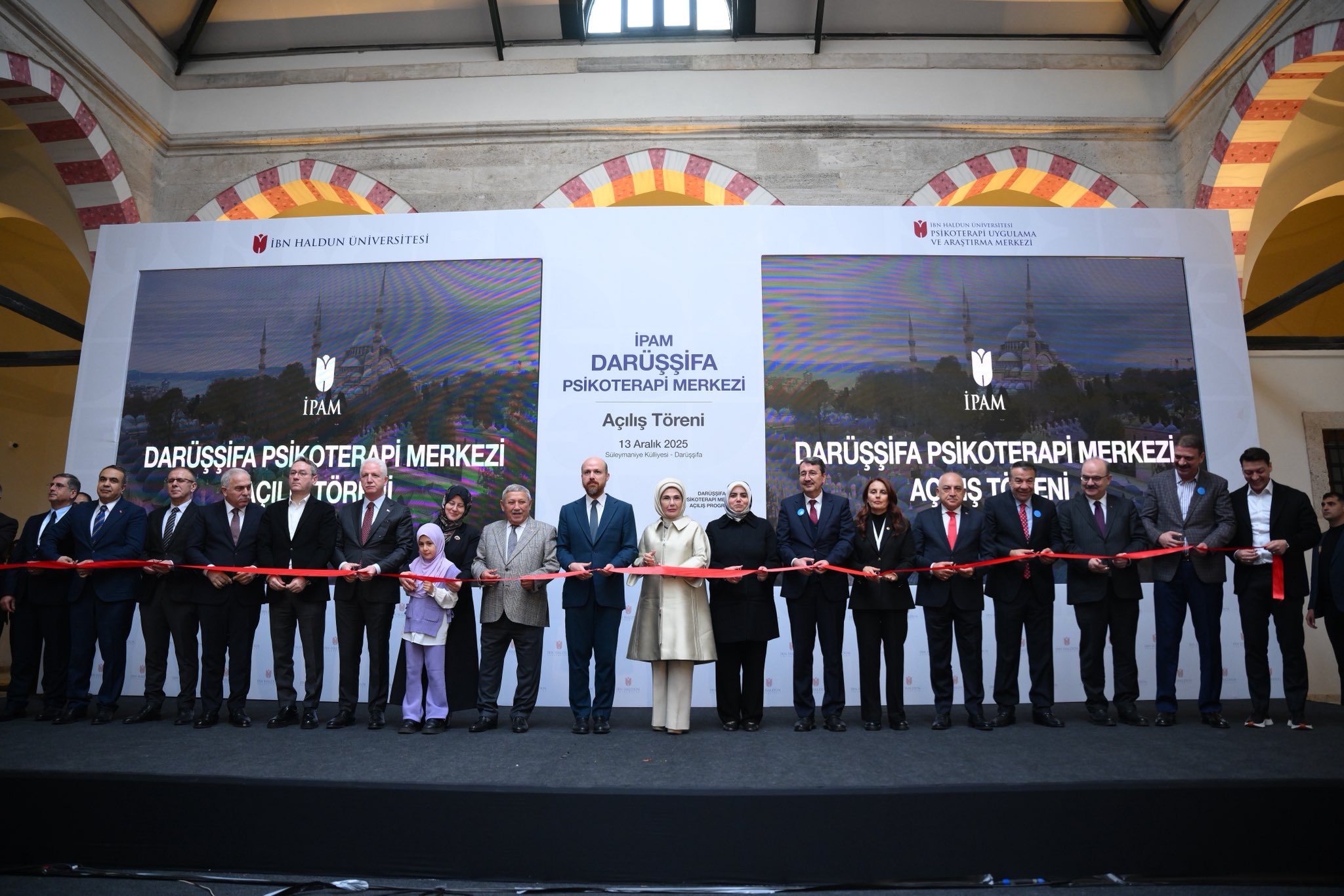 Emine Erdoğan, İHÜ Psikoterapi Merkezi’nin açılışına katıldı