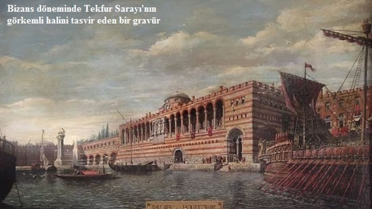 Yeryüzünde ayakta kalmış tek Bizans sarayı