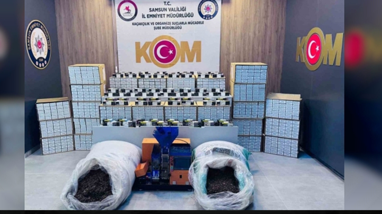 Bafra ve Atakum’da Kaçak Tütün Ürünlerine Operasyon: Binlerce Makaron Ele Geçirildi