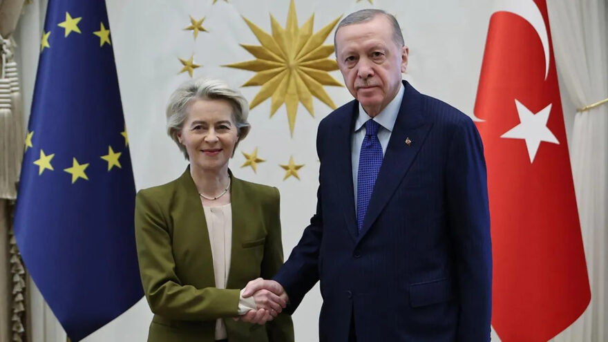 Cumhurbaşkanı Erdoğan, Ursula von der Leyen ile Görüşme Gerçekleştirdi