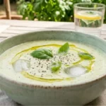 Yazin serinleten lezzeti yogurtlu feslegenli soguk kabak corbasi tarifi 2LdRaB4b